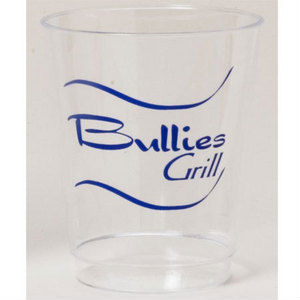 Promotional 8 oz Clear disposable plastic cup