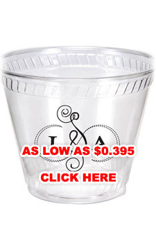 Clear Disposable Printed Cups