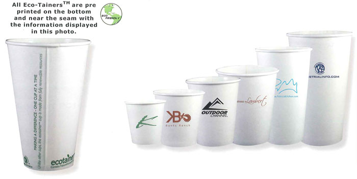 Custom Printed Promotional Eco-friendly Paper Cups